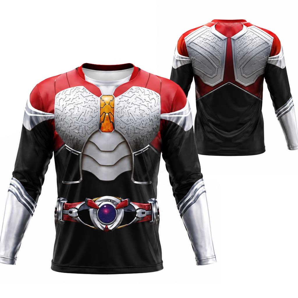 Fullset Kamen Rider Agito Shining Form เสื้อยืด เสื้อแจ็คเก็ต เสื้อกันหนาว Hoodia และกางเกง Jogger ว