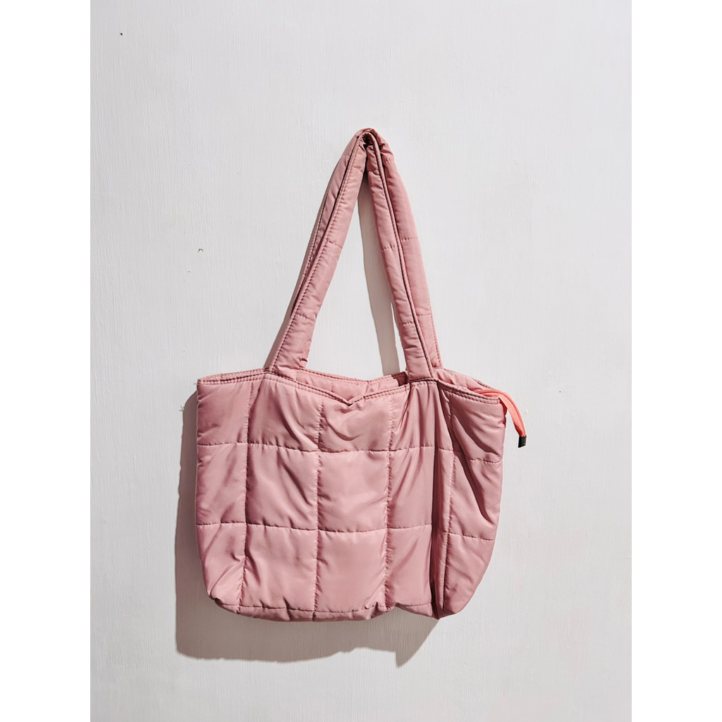 Pink Puffy Tote Bag [Preloved]
