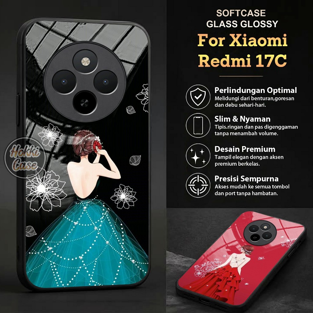 เคส Redmi 17C - Redmi 17C Glass Softcase - เคส Redmi 17C ล่าสุด - เคส Redmi 17C - Xiaomi Redmi 17C S