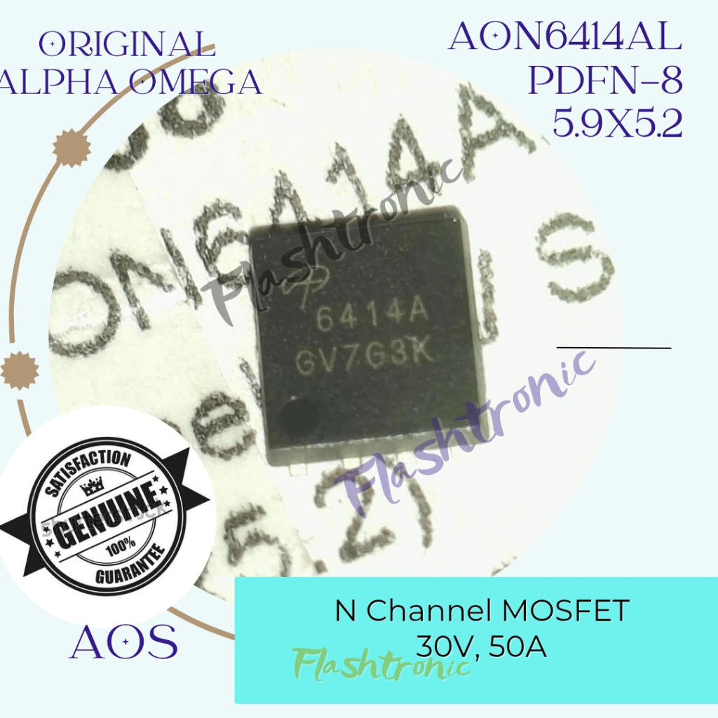 AON6414A AON6414AL N-MOSFET 30V 30A ALPHA OMEGA