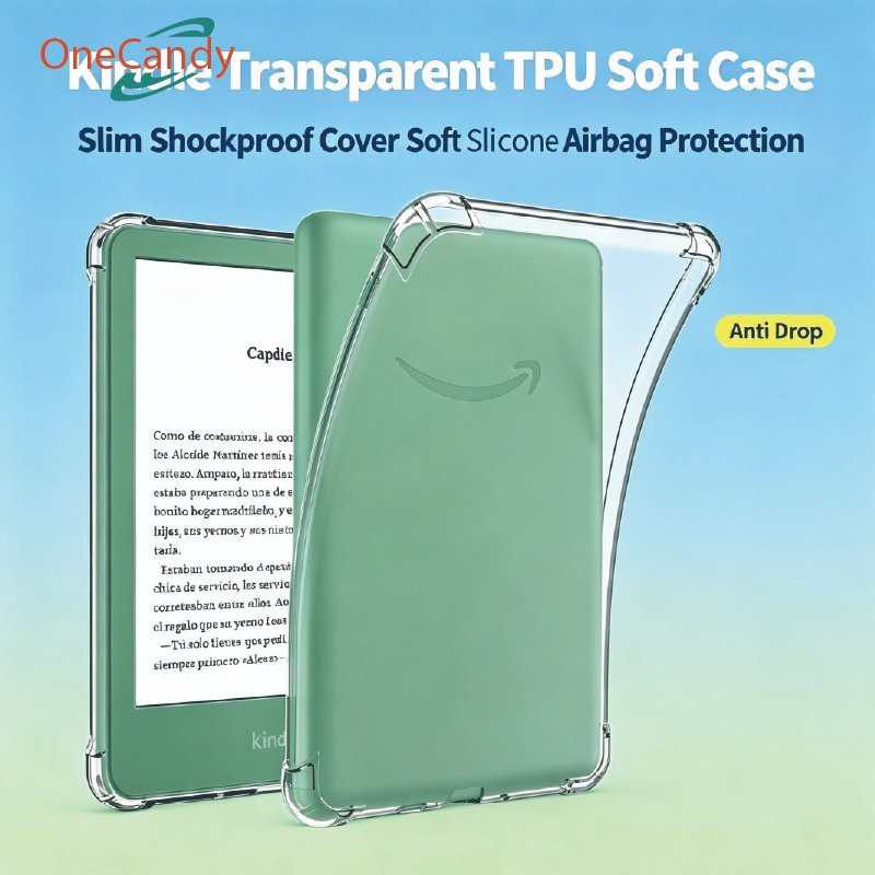 ปลอก Soft Case TPU ซิลิโคนโปร่งใส Slim สําหรับ Kindle 10 11 12Th Gen J9G29R M2L3EK PQ94WIF M2L3EK M2