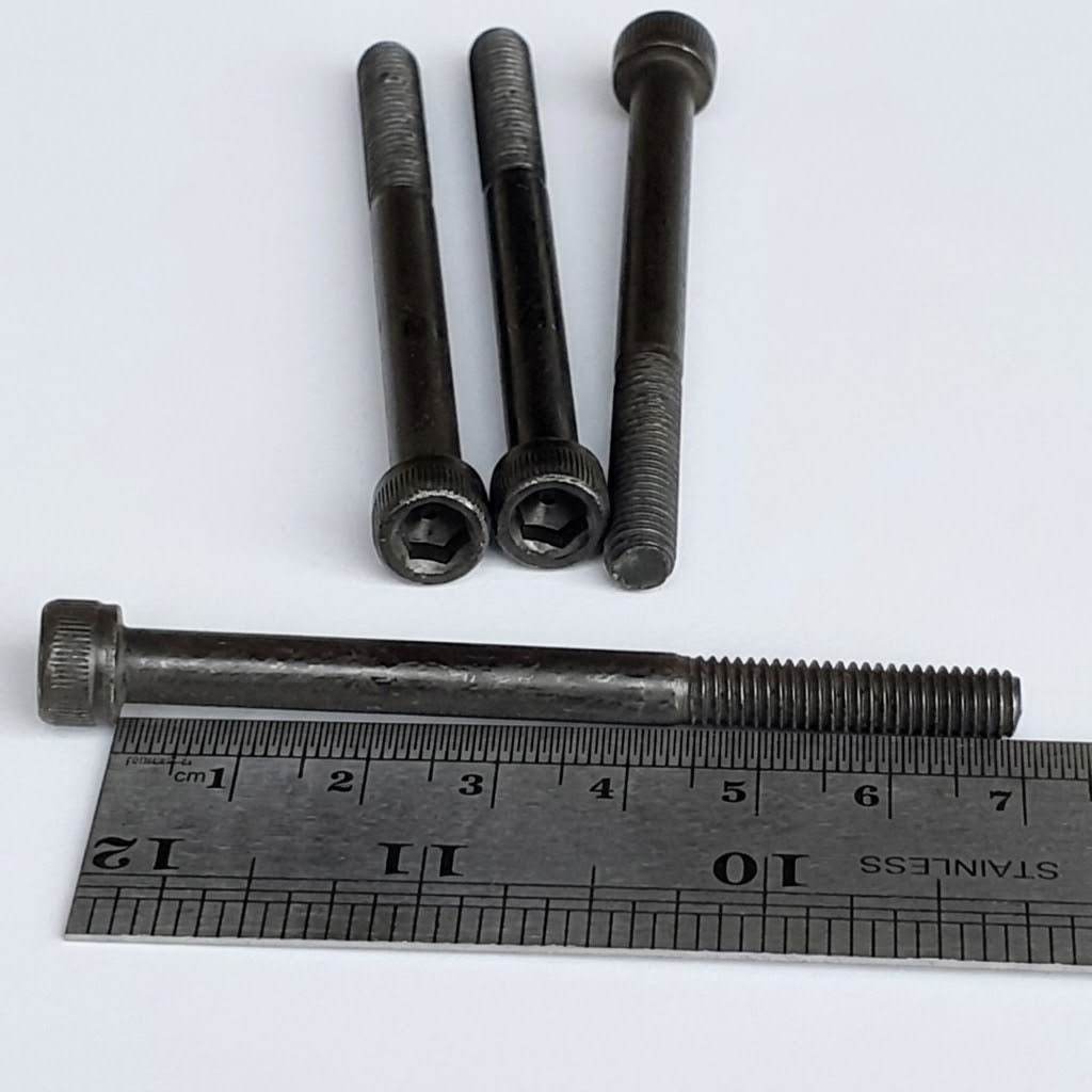 M5X70 STEEL L-BOLT นําเข้า TAIWAN / M5 X 70 BLACK L-BOLT / M5X70 L-BOLT