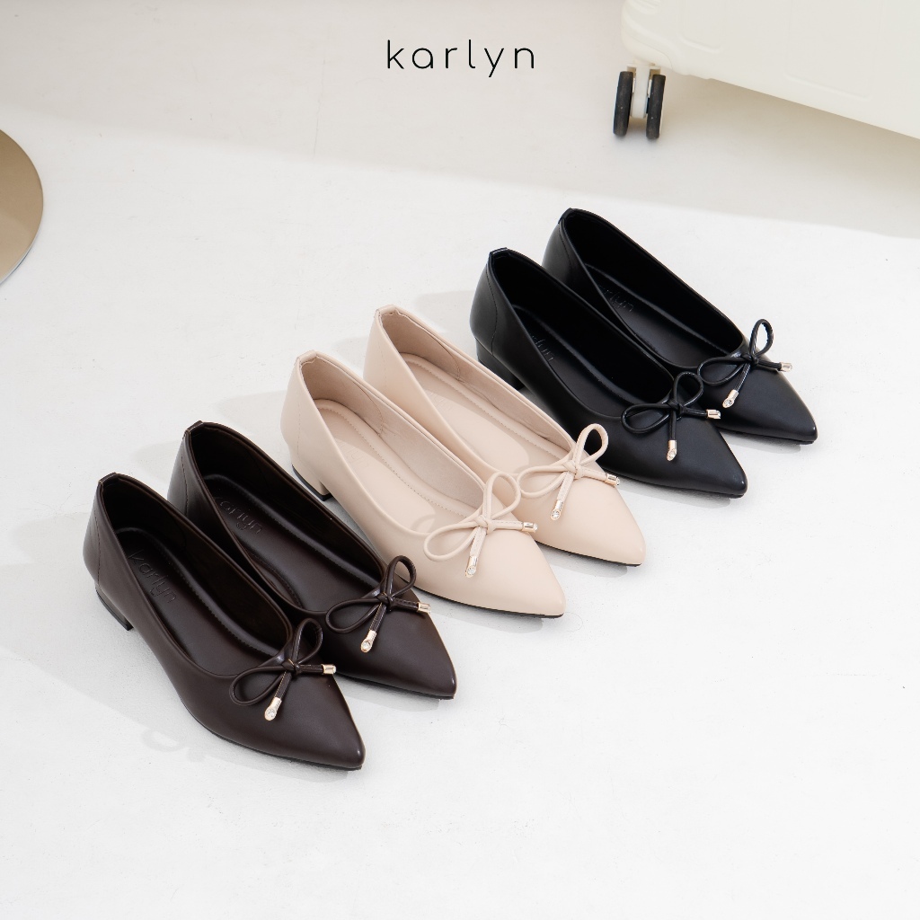 Karlyn Sakura รองเท้าทํางานผู้หญิงส้นก้อน 3 ซม