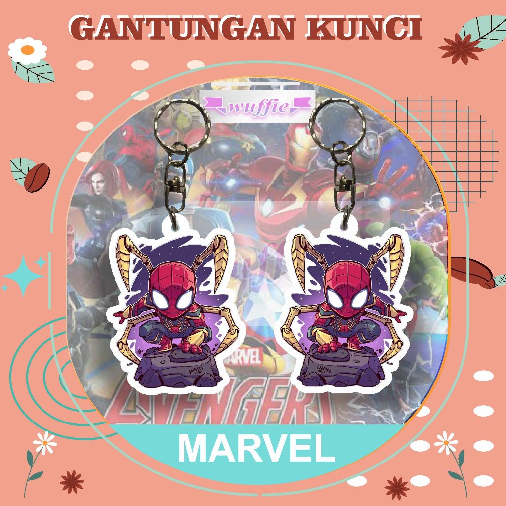 GANTUNGAN [NOT PO] พวงกุญแจอะคริลิค Marvel / พวงกุญแจอะคริลิค Marvel