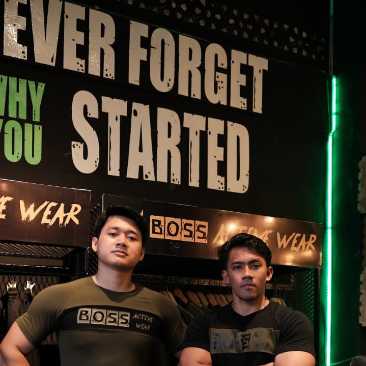 เสื้อยืด BOSS ACTIVE WEAR GYM FITNESS RUNNING SPORTS