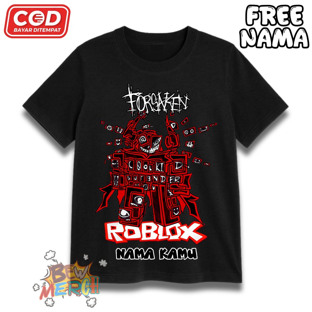 Roblox Forsaken Coolkidd Kids T-Shirt - Roblox Forsaken Coolkidd Kids T-Shirt - เสื้อยืดเด็กชื่อฟรี