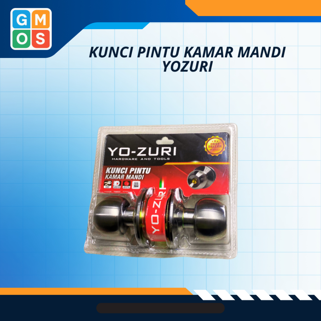 YO-ZURI BATHROOM ROUND LOCK//BATHROOM ROUND LOCK//1 PCS/ LOCK G1328