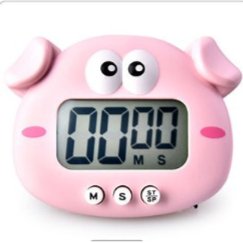 MDLBake TIMER DIGITAL KITCHEN OVEN TIMER COOKING BAKING น่ารักสีชมพู PIG MOTIF TIMER OVEN PREMIUM DI