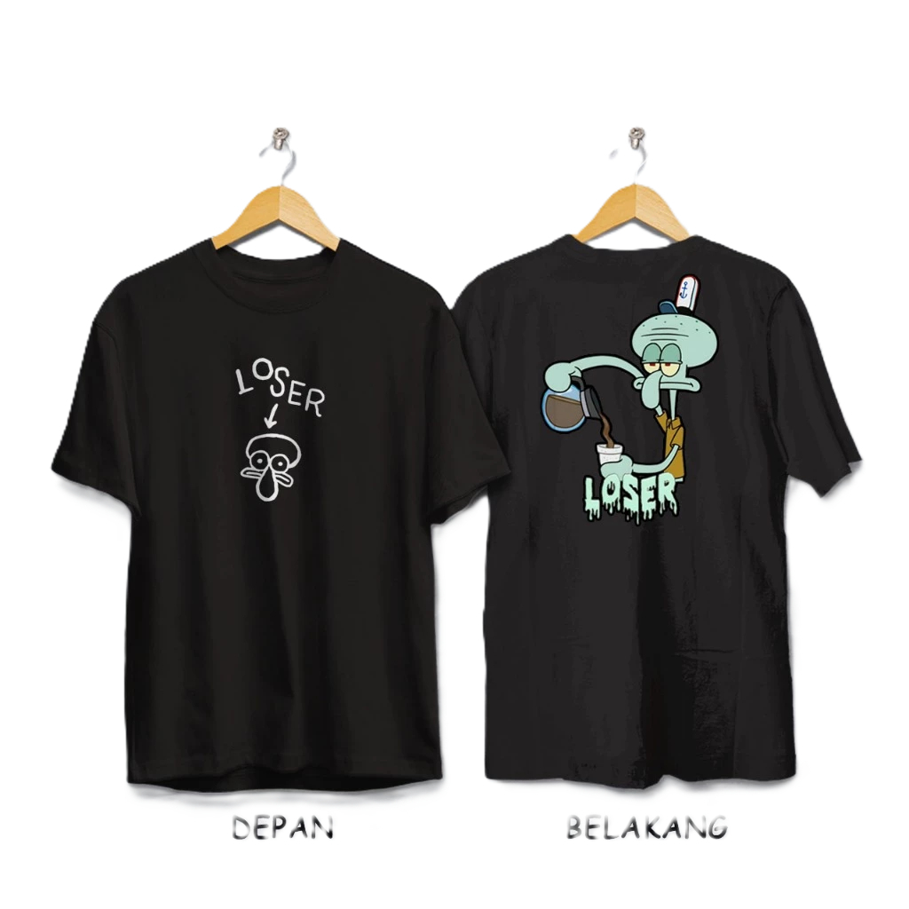 เสื้อยืด LOSER MOTIF, เสื้อยืด LOSER MOTIF Distro, เสื้อยืดผู้ชายและผู้หญิง