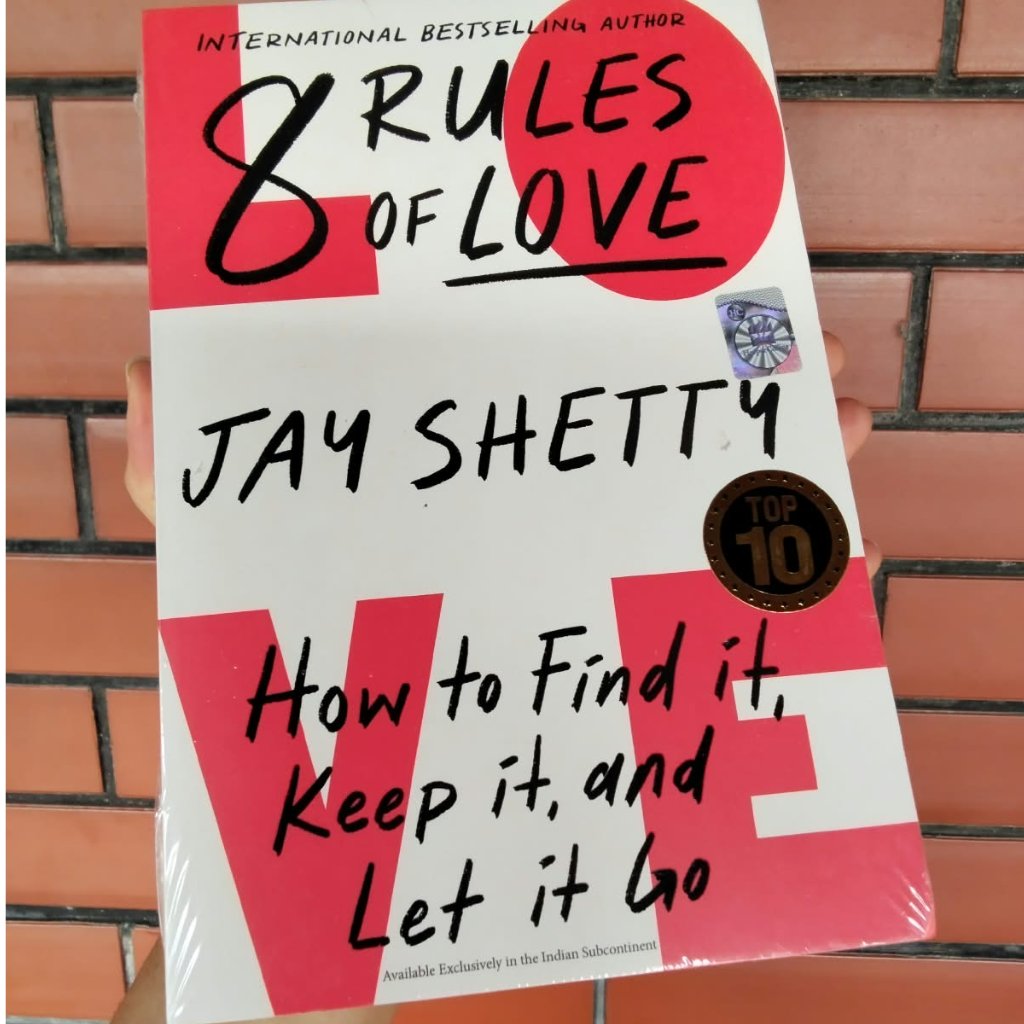 Jay Shetty 8 Rules of Love Non-Fiction Self Help หนังสือจิตวิทยาภาษาอังกฤษ
