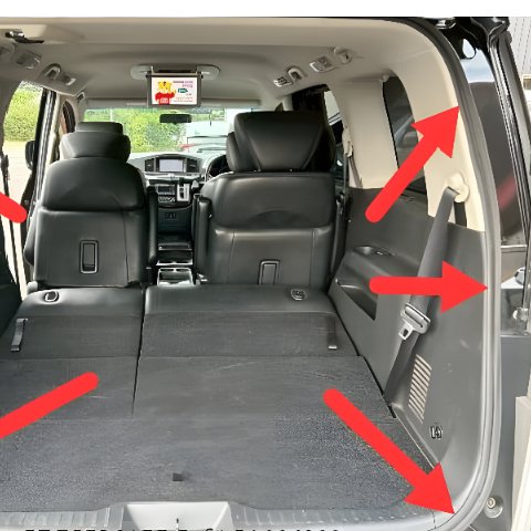 ยางประตูท้ายรถ Nissan ELGRAND ดั้งเดิม