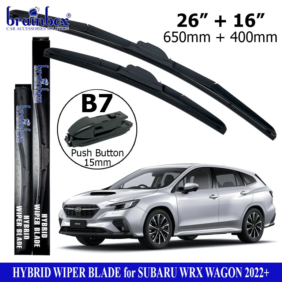 คุณภาพสูง Brainbox Hybrid Wiper สําหรับ Subaru WRX Wagon 2022+ กระจก