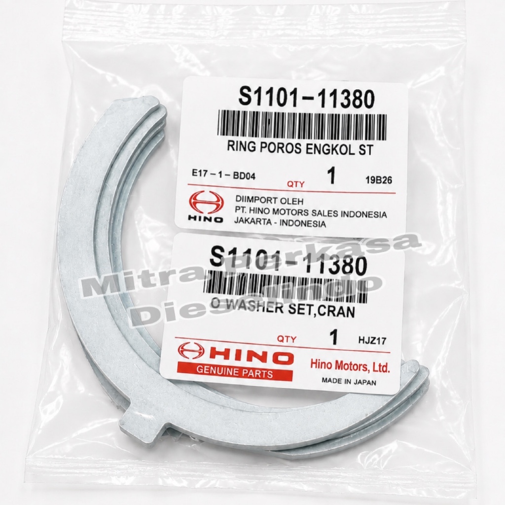 Metal Moon Kobelco SK200-8 SK200 8 J05E Thrust Metal Hino S1101-11380 OEM 1Set
