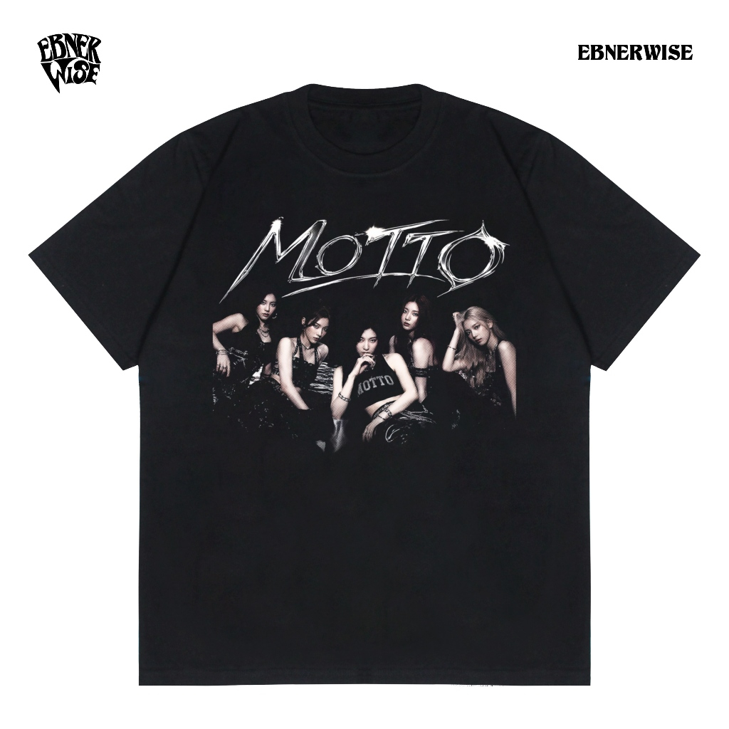 เสื้อยืด Itzy Motto - เสื้อยืดผ้าฝ้ายหวี 24s