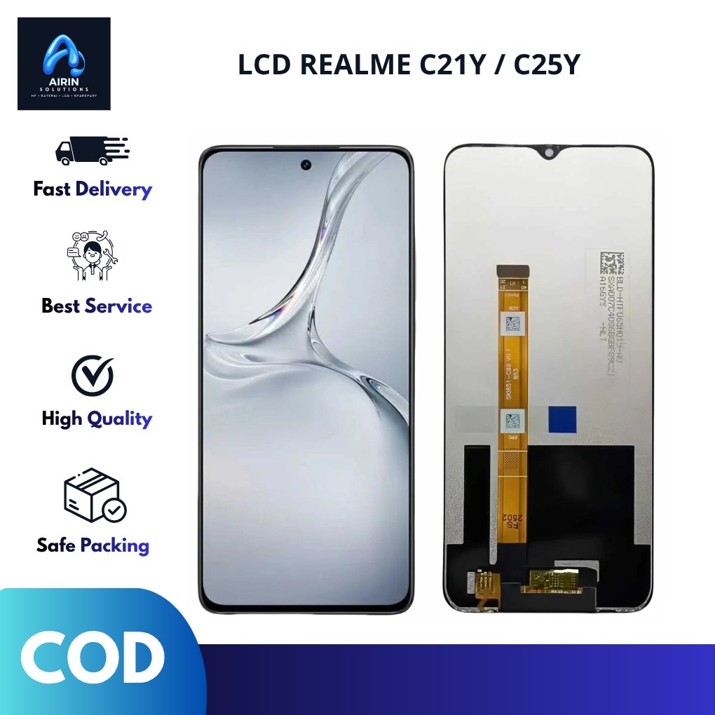 LCD TOUCHSCREEN SET REALME C21Y / C25Y UNIVERSAL คุณภาพสูง