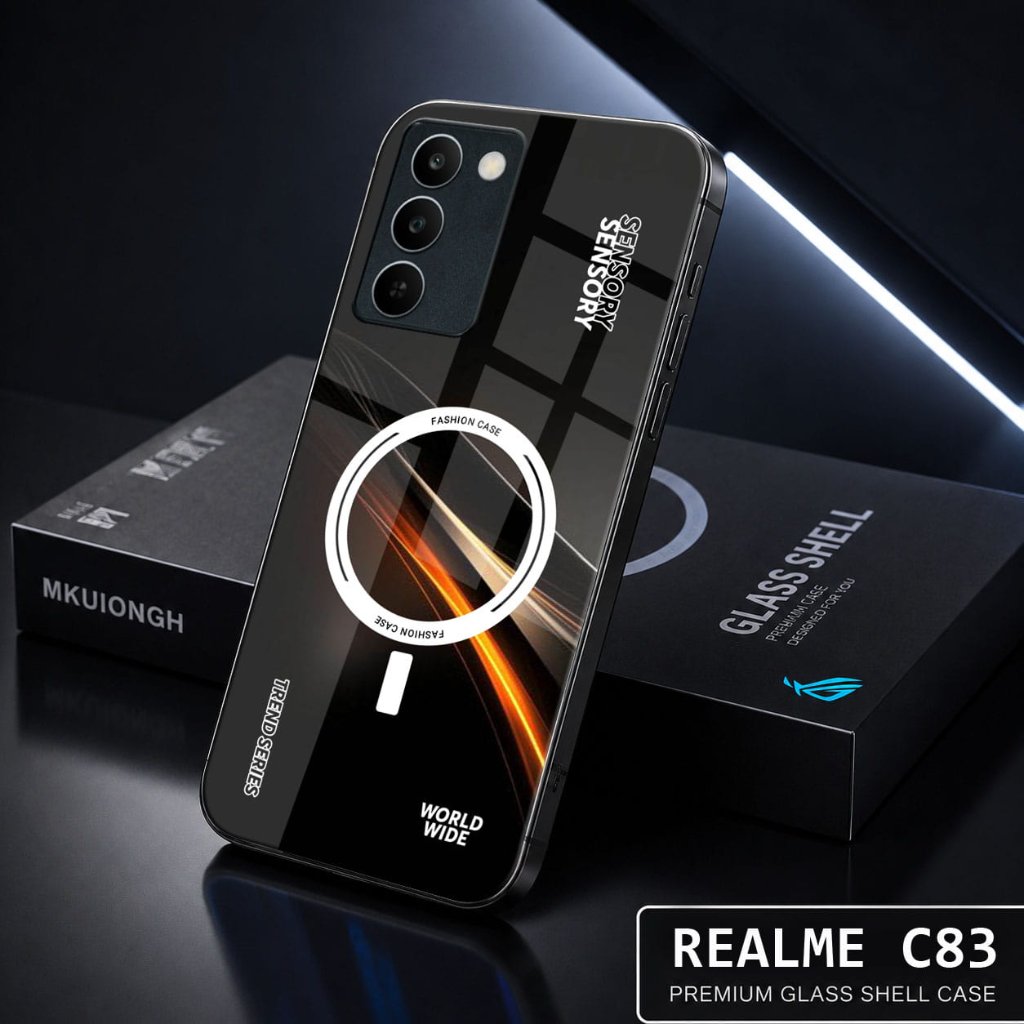 HP REALME C83 SoftCase เคสโทรศัพท์เคลือบเงาแก้ว REALME C83 - N210