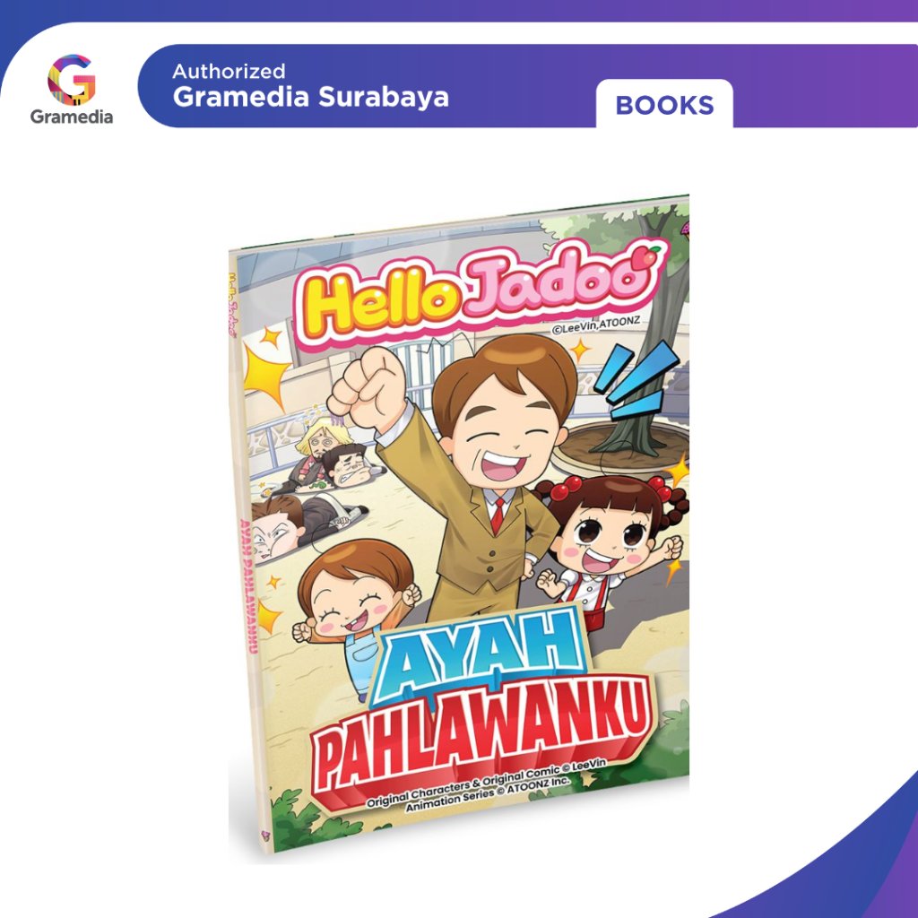 Gramedia Surabaya - Hello Jadoo: พ่อฮีโร่ของฉัน