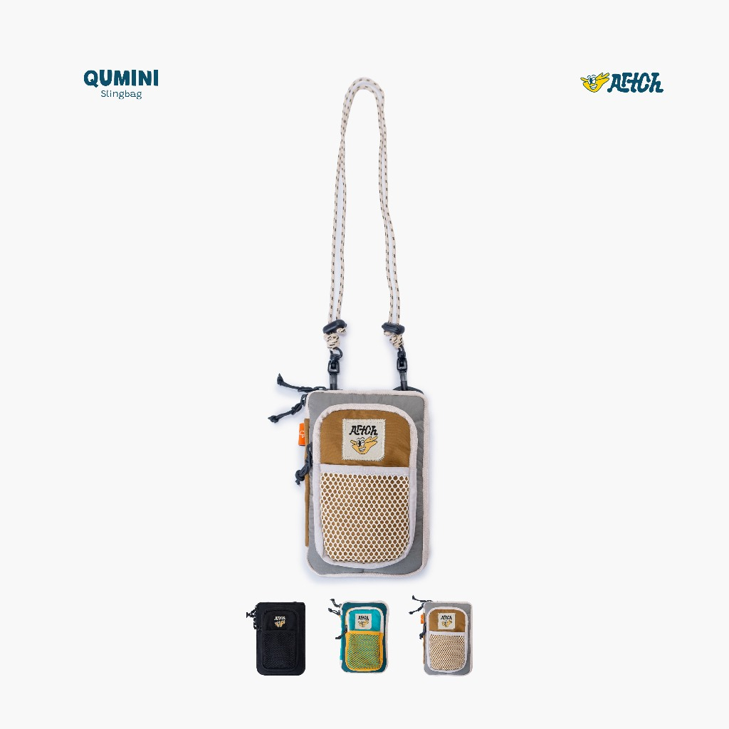Artch - Qumini Olive Grey - Sling Bag Phone Wallet
