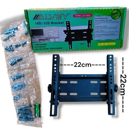 Alvey 14-32 นิ้วเหล็กหนา LED TV Bracket สําหรับความแข็งแรงสูงและเสถียรภาพ LED TV เฟอร์นิเจอร์
