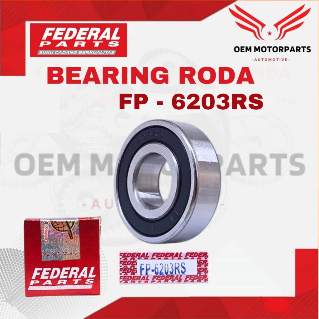 แบริ่ง 6203RS Federal Front Bearing ORIGINAL FEDERAL