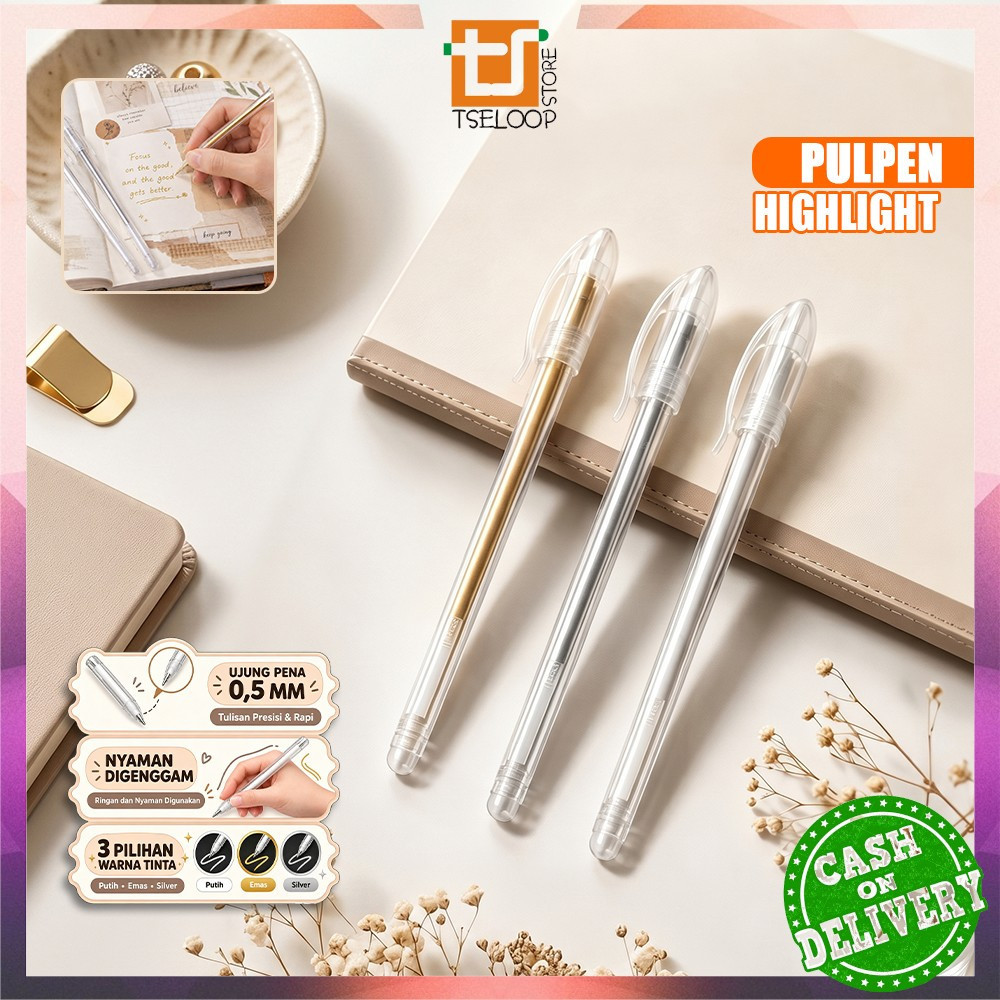 OFM-A155 ปากกาไฮไลท์ 0.5 มม.หมึกเจลปากกาภาพวาดศิลปะ Glitter สี/ปากกาลูกลื่น MARKER สีหมึกเมทัลลิคโรง