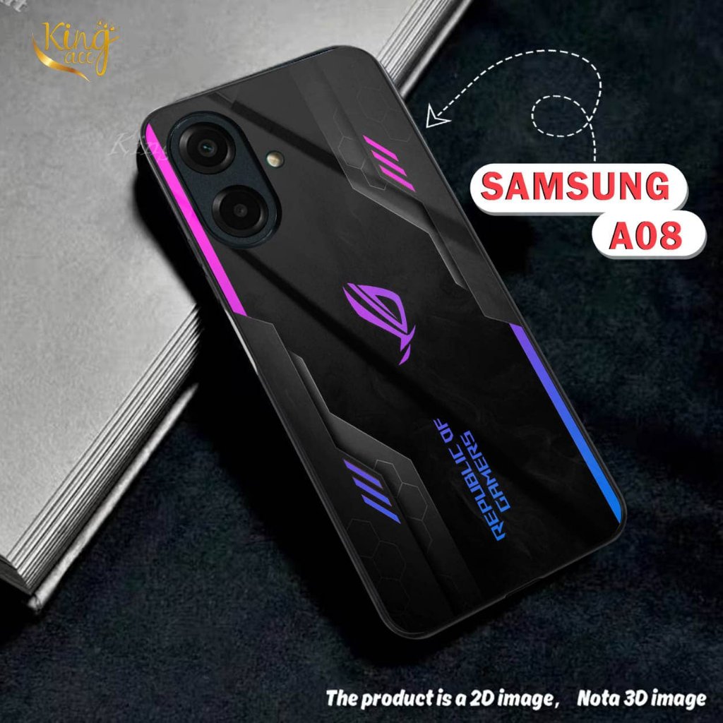 HP Samsung A08 Softcase Glass Glossy Samsung A08 เคสโทรศัพท์ Samsung A08 เคสโทรศัพท์
