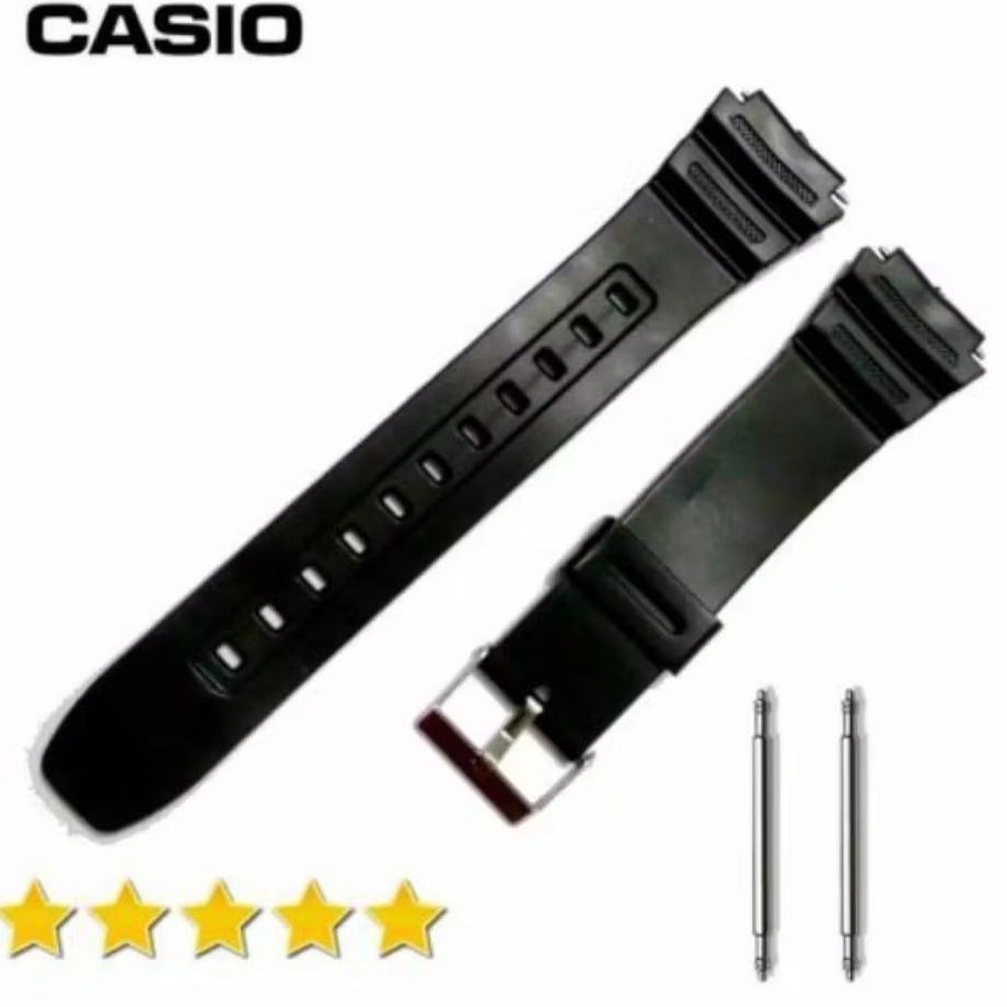 CASIO AE-1200WH AE1200-WH AE 1200 WH BLACK WATCH STRAP ฟรี 2 ปากกา