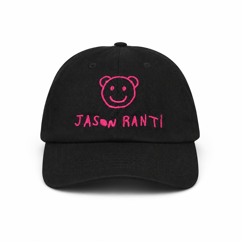 Jason Ranti Polo Cap Jason Ranti Logo สีดํา