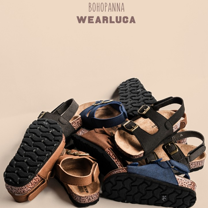 BOHOPNA X WEARLUCA Blair รองเท้าแตะเด็ก - กันลื่น สบาย น้ําหนักเบา