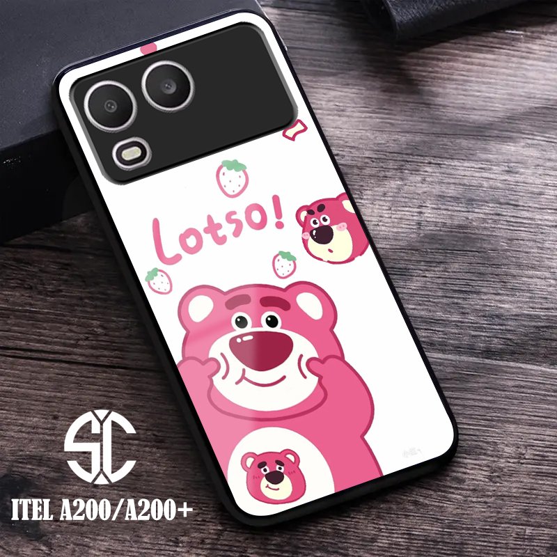 เคส HP ITEL A200/A200+ Motif (LOTSO) เคสนิ่มล่าสุดและเคสแข็งเคลือบเงา (SC) เคส Selampet - เคสแบบกําห