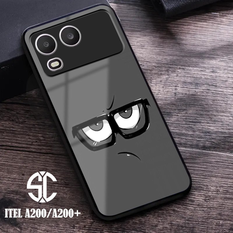 HP ITEL A200/A200+ Case Motif (MATA) เคสนิ่มล่าสุดและเคสแข็งเคลือบเงา (SC) Selampet Case - Custom Ca