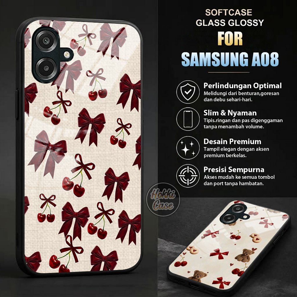 เคส Samsung A08 - เคส Samsung A08 Glass Softcase - เคส Samsung A08 - เคส Samsung A08 - ซิลิโคน Samsu