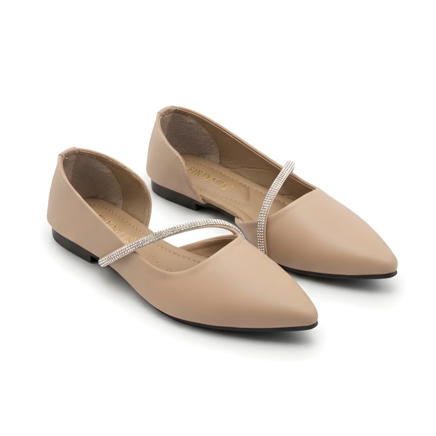 รองเท้าส้นแบนผู้หญิง Slip On Mules รองเท้าส้นแบนผู้หญิง FDS~FD-018