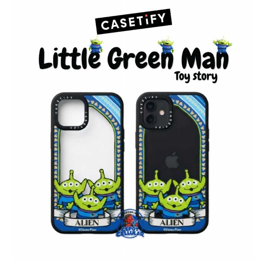 HP Casetify Alien-Little Green Man Toy Story Series พร้อมกล่องสําหรับ Ip 12, Ip 12 Pro, Ip 13 Pro Ma