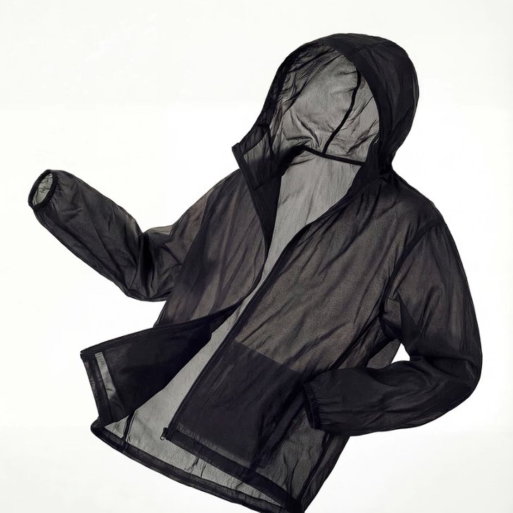 [PO KR] DAISO เกาหลีน้ําหนักเบา Unisex ไนลอน Hooded Zip Up Windbreaker Jacket Original 6 สี