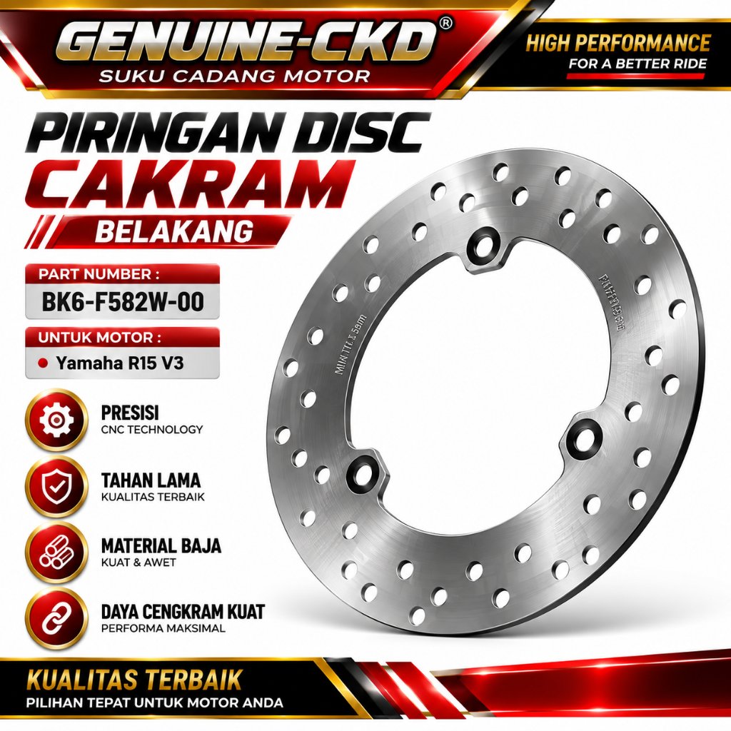 1WD-F582W-00 แผ่นด้านหลัง Yamaha YZF 250 R25 แผ่น MT 25 MT25 MT 250