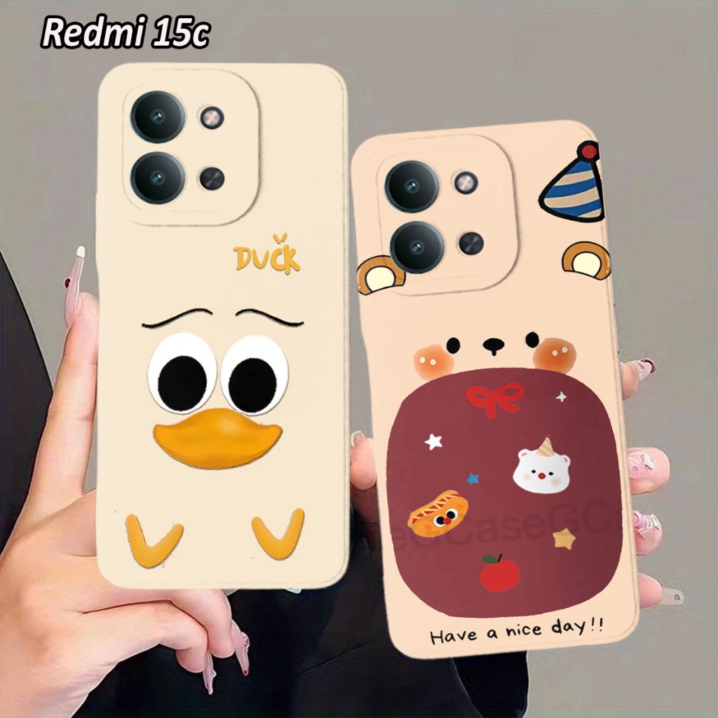 HP ล่าสุดสําหรับ Redmi 15c โทรศัพท์ 2025 - Softcase ซิลิโคน Redmi 15c 14c 9c 10c A5 C63 C53N 1145