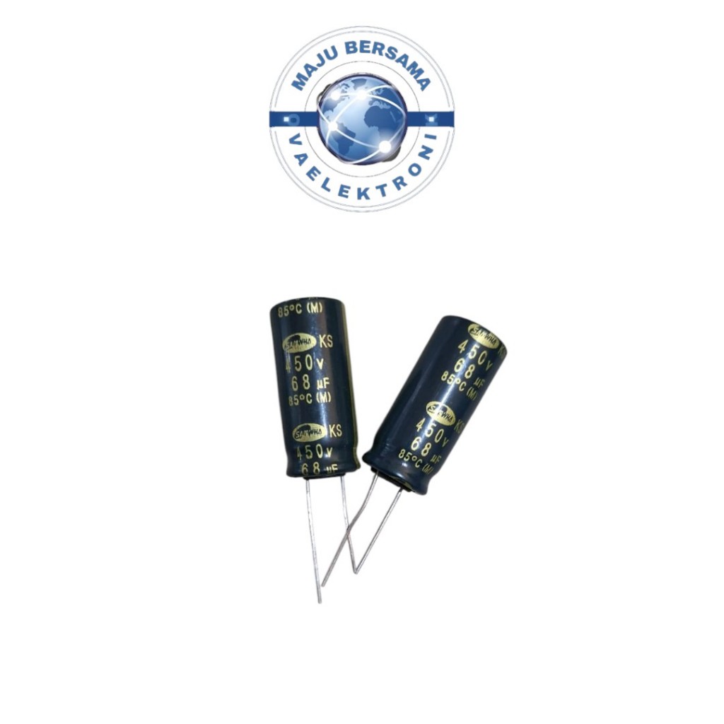 2 ชิ้น Elko 450v 68uf SAMWHA