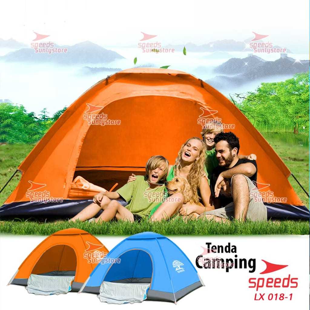 TENDA SPEEDS LX018-01 AUTOMATIC OPEN CAMPING TENT 200 ซม. x 125 ซม. กันน้ํา