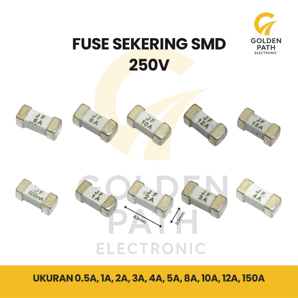 [WHOLESALE] ฟิวส์ SMD 250V 2410 1808 0.5A 1A 2A 3A 4A 5A 8A 10A 12A 15A ฟิวส์แบบใช้แล้วทิ้ง SMD