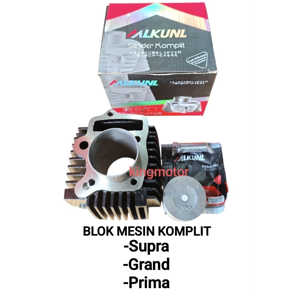 MESIN ENGINE BLOCK + PISTON KIT MIKUNI HONDA GN5 GRAND SUPRA X WIN PRIMA SUPER QUALITY