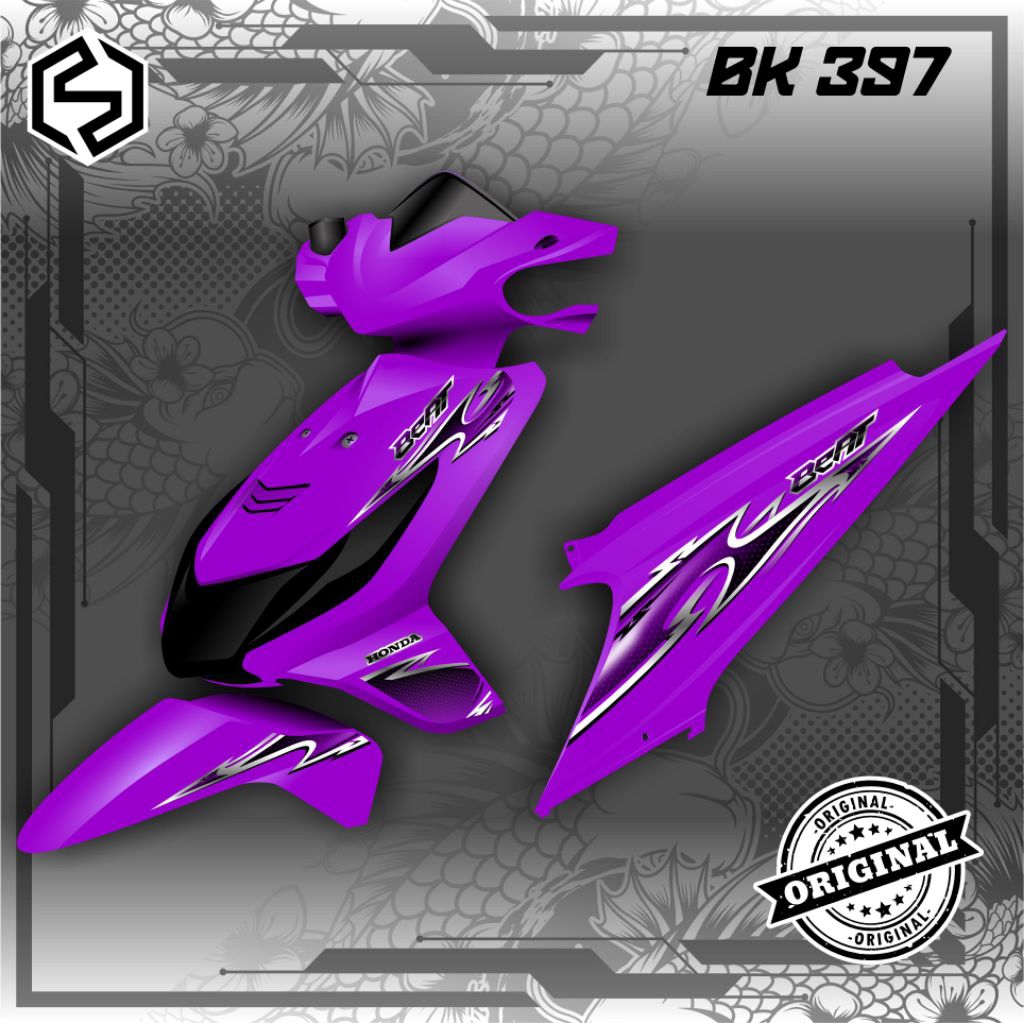 Beat คาร์บูเรเตอร์ Graphic Striping Thailand Variation / bk 392 / bk 400