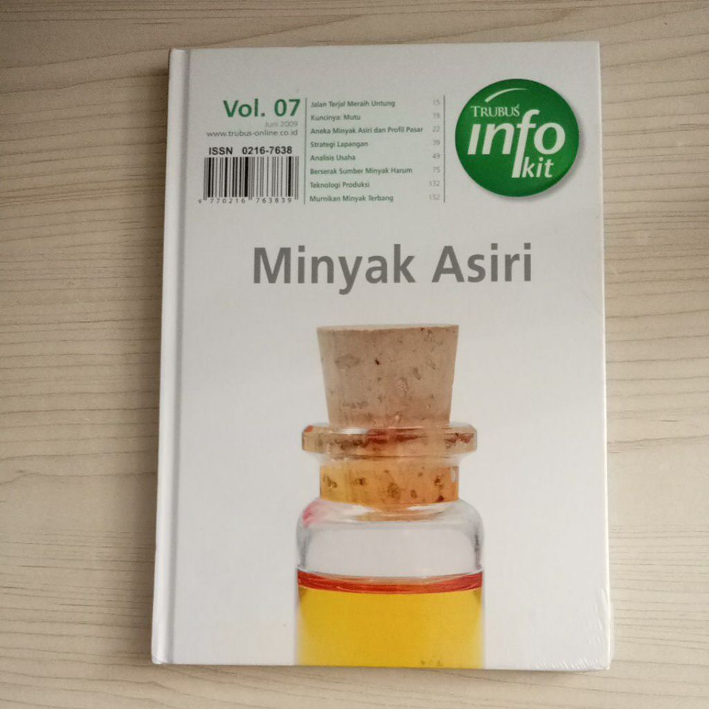 TRUBUS INFO KIT ASIAN OIL SEALED BOOK