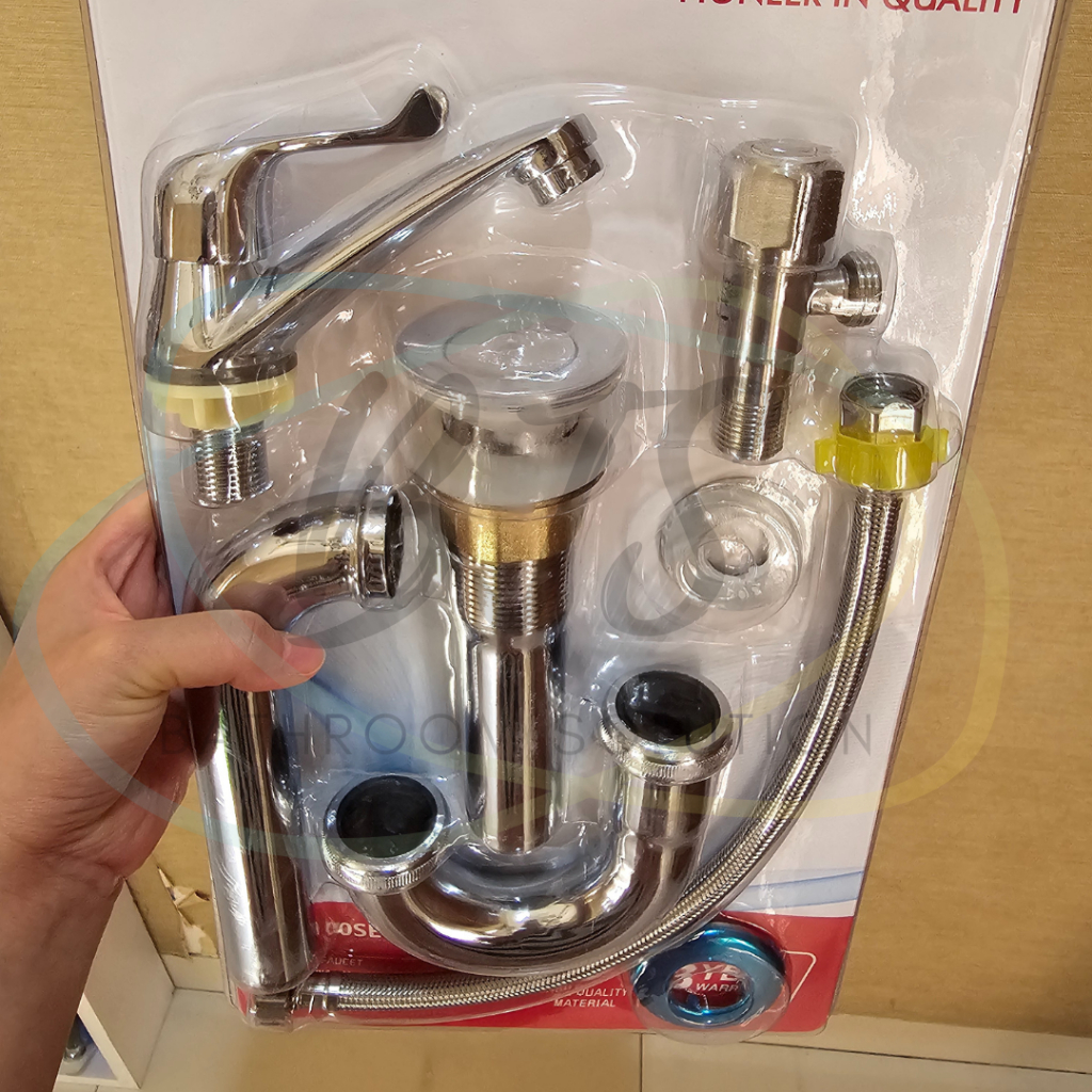 ชุดก๊อกน้ํา KF10100 Kia Sink / KIA Sink Faucet / Sink water Faucet set / pop sink press Drain/sip/st