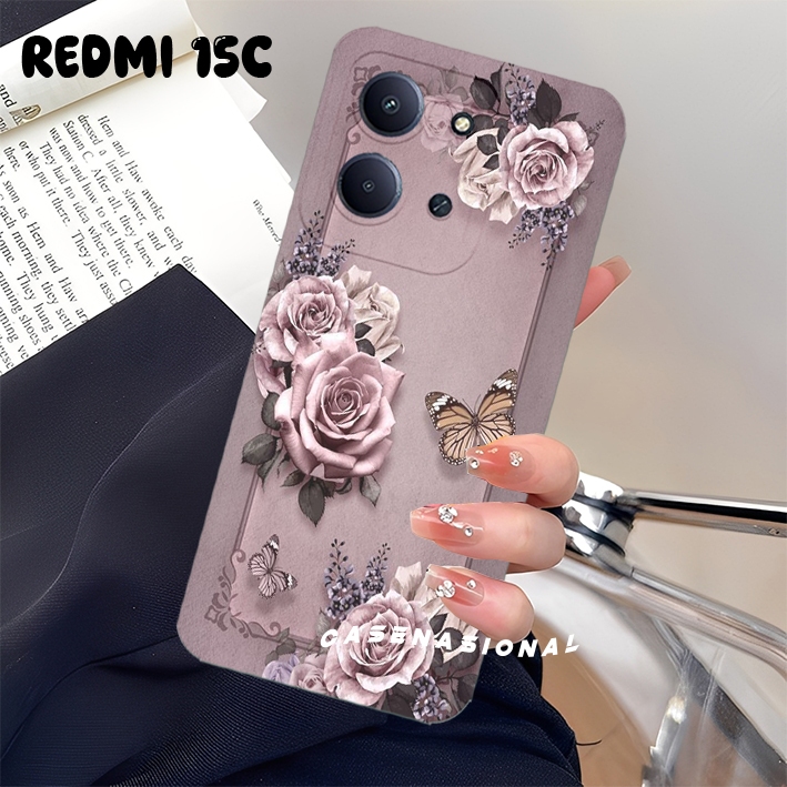 เคสโทรศัพท์มือถือ HP Xiaomi Redmi 15C 4G 2025 - Redmi Poco C85 4G 2025 เคสโมติฟดอกไม้ไวรัสล่าสุด เคส