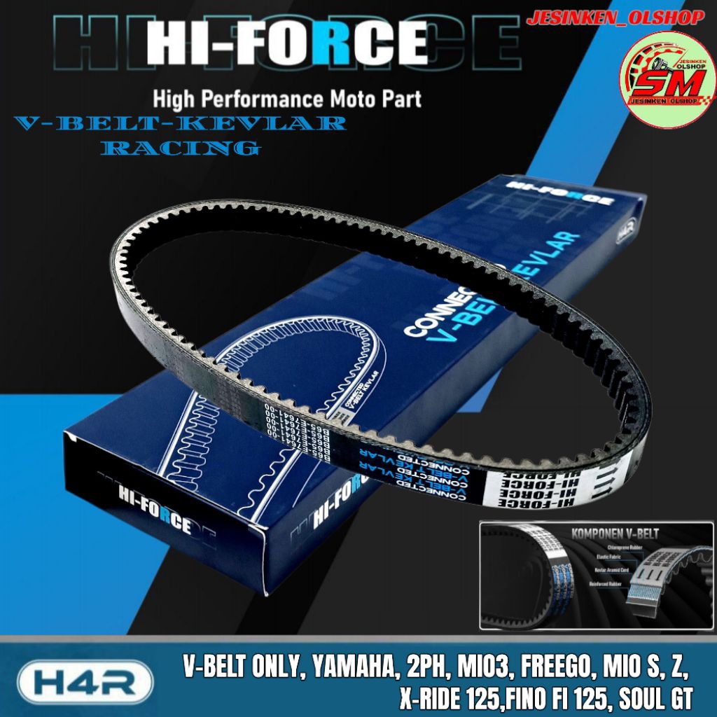 Vanbelt Only Racing Yamaha 54P-B3Y Mio3, J, Gt, Suol Gt, Fazzio H45-Hiforce