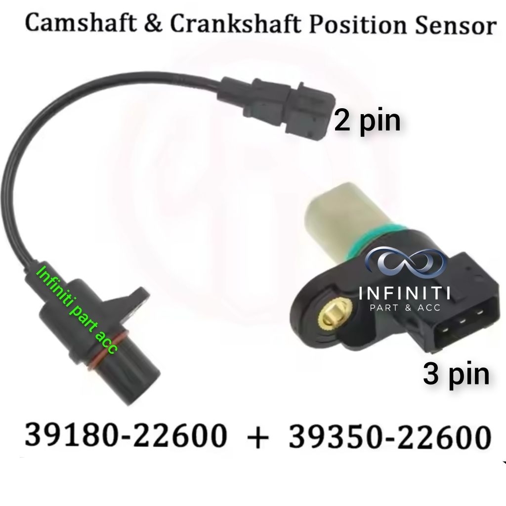CKP CRANKSHAFT SENSOR CMP CAMSHAFT HYUNDAI AVEGA EXCEL TAXI 1.5L