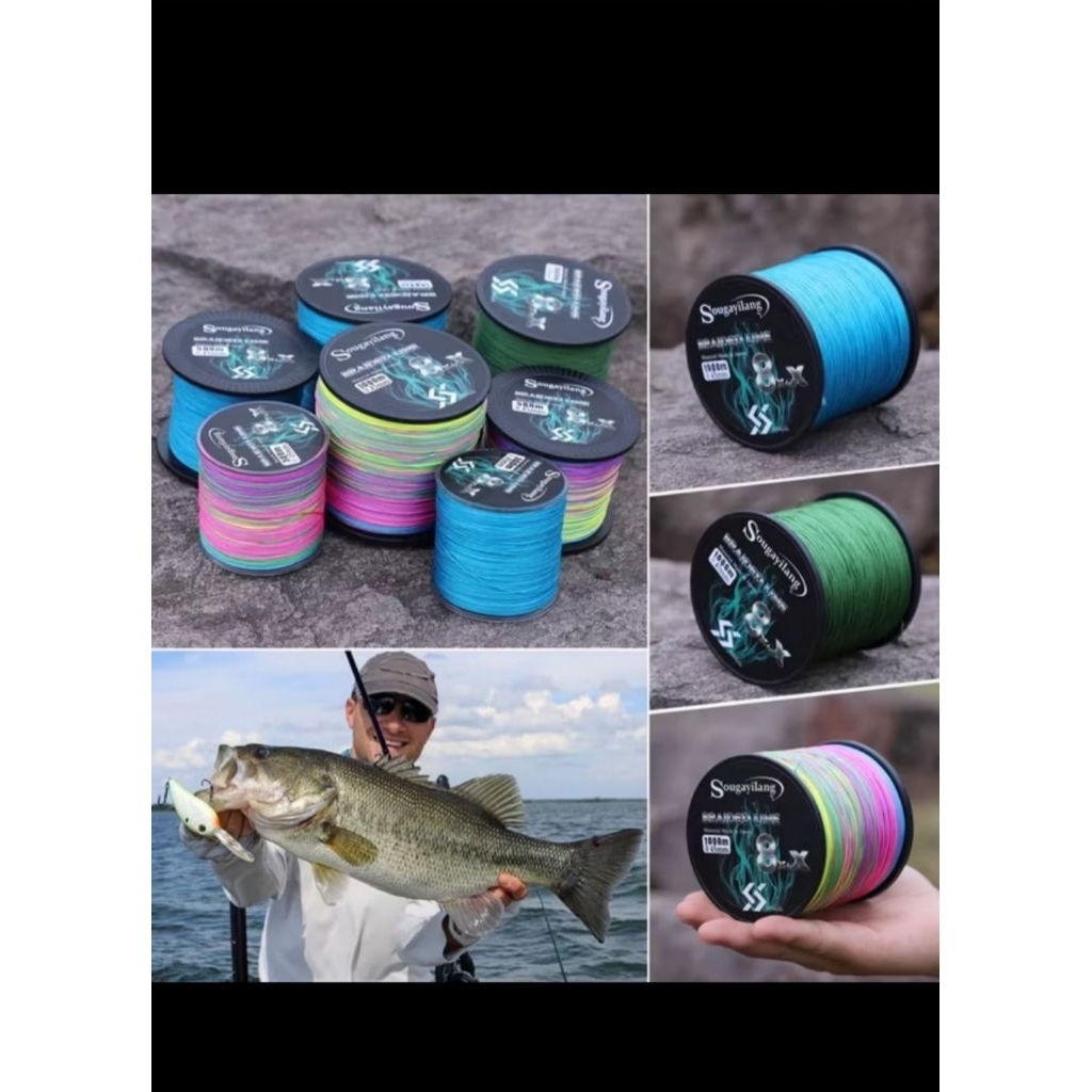 สาย PE 3-0.7kg สายเบ็ดแรง 300M PE 8+X ขาตั้ง ถักเหมาะสําหรับทะเลและแม่น้ํา