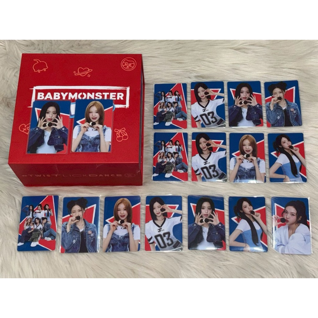 Photocard oreo x babymonster ruka pharita are ahyeon rora chiquita