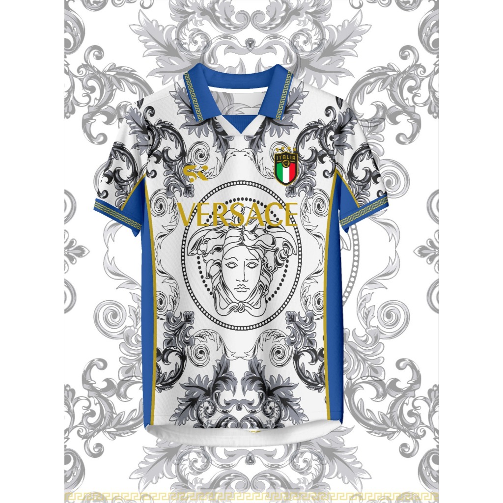 FIGT-JERSEY FANTASY//RETRO FOOTBALL SHIRT// FANTASY ITALY//FULLPRINTING JERSEY//ฟรี NAMESET | เสื้อแ